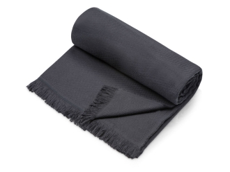 Изображение №1 | Плед «Lina» из хлопка (серый)