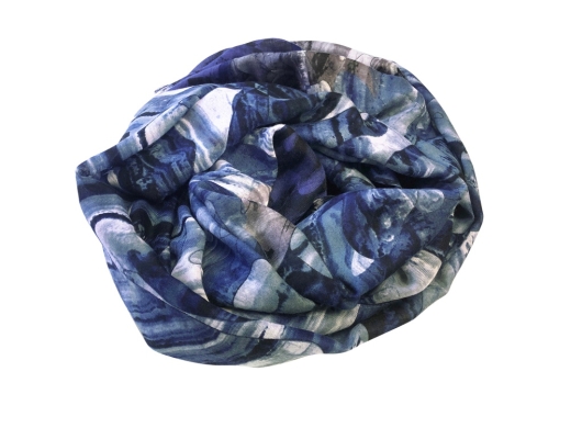 Изображение №3 | Шарф- палантин «Уральский хребет» (синий)