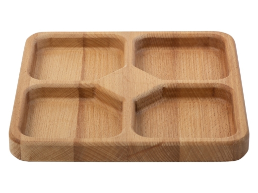 Изображение №2 | Менажница квадратная «Snacks» (коричневый)