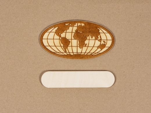 Изображение №14 | Интерьерная карта мира «World» (натуральный, коричневый)