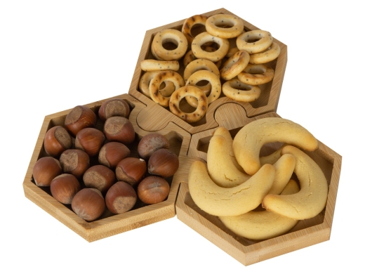 Изображение №10 | Набор костеров-менажниц в форме пазла «Sota» (натуральный)