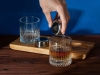Изображение №11 | Набор для виски и коктейлей на подставке из дуба «Savour» (натуральный, прозрачный, серебристый)