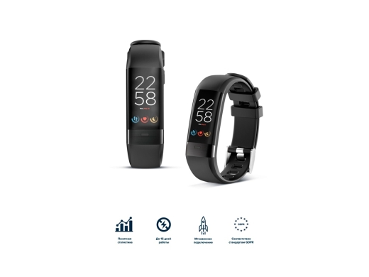 Изображение №4 | Фитнес-браслет «Smart Coach SB-75», IP67 (черный)