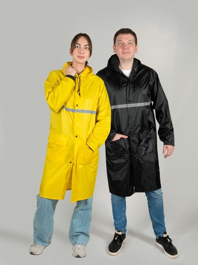 Изображение №15 | Дождевик со светоотражающей тесьмой «Lanai» XS-S (желтый)