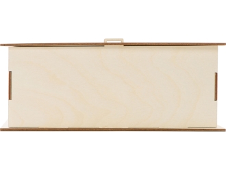 Изображение №6 | Набор «За Россию» в деревянной коробке (прозрачный/золотистый)