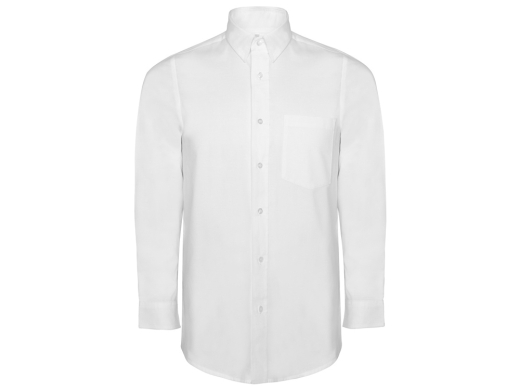 Изображение №1 | Рубашка с длинным рукавом «Oxford», мужская S (белый)