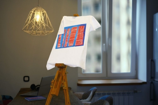 Изображение №8 | Футболка женская «Небоскребы», белая, размер S