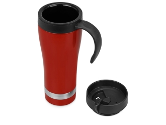 Изображение №2 | Термокружка «Робуста» (красный/черный/серебристый)