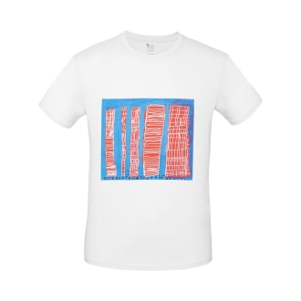 Изображение №1 | Футболка детская «Небоскребы», белая, размер 5/6
