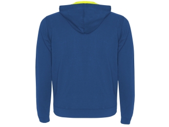 Изображение №2 | Толстовка на молнии «Fuji» унисекс S (королевский синий, неоновый желтый)