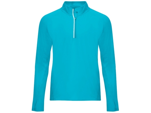 Изображение №1 | Толстовка с воротом на молнии «Melbourne» мужская S (бирюзовый)