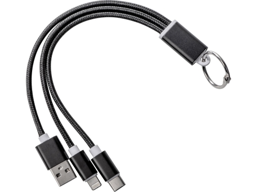 Изображение №2 | Кабель для зарядки 3-в-1 «Tres» (черный)