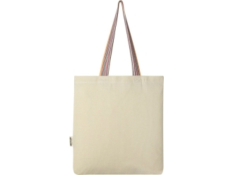 Изображение №3 | Эко-сумка «Rainbow» из переработанного хлопка с передним карманом (натуральный)