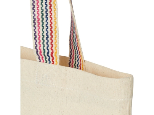 Изображение №5 | Эко-сумка «Rainbow» из переработанного хлопка с передним карманом (натуральный)