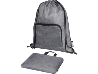 Изображение №6 | Складная сумка со шнурком «Ash» из переработанных материалов (черный)