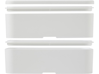 Изображение №6 | Двухслойный ланчбокс «MIYO» (белый, серый)