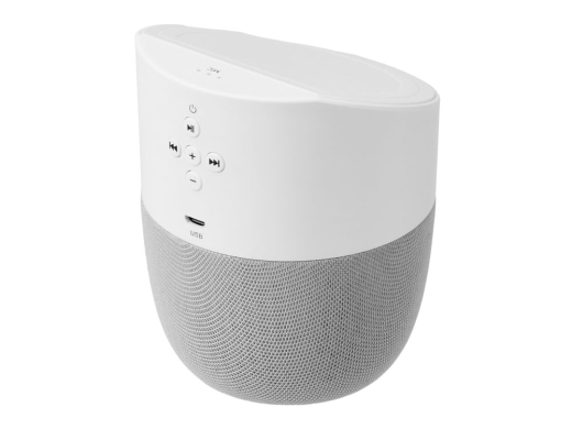 Изображение №3 | Портативная колонка TWS с беспроводной зарядкой «Shuttle», 5 Вт (белый)