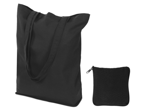 Изображение №2 | Складная хлопковая сумка «Skit» (черный)