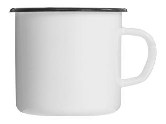 Изображение №2 | Кружка эмалированная «Retro» (белый)