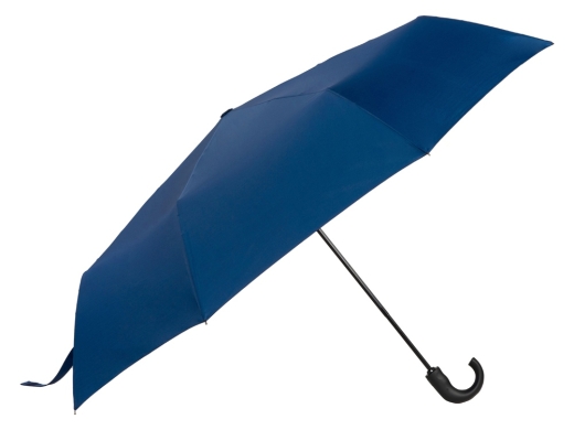 Изображение №3 | Зонт складной «Britney» с большим куполом, автомат (синий/темно-синий)