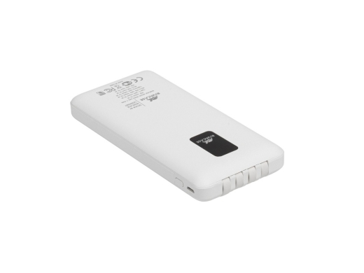 Изображение №10 | Внешний аккумулятор с дисплеем и встроенными кабелями VA2210, 10000 mAh (белый)