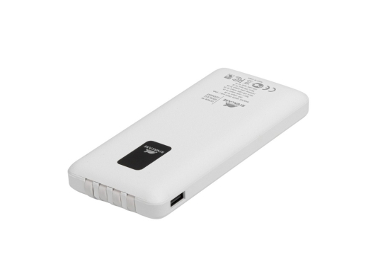 Изображение №11 | Внешний аккумулятор с дисплеем и встроенными кабелями VA2210, 10000 mAh (белый)