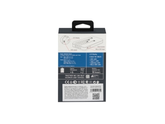 Изображение №15 | Внешний аккумулятор с дисплеем и встроенными кабелями VA2220, 20000 mAh (белый)