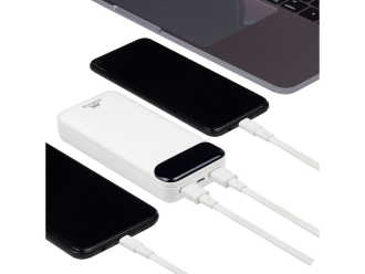 Изображение №11 | Внешний аккумулятор с дисплеем VA2280, 20000 mAh (белый)