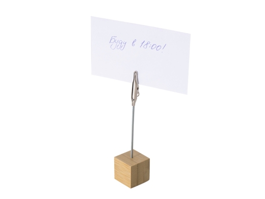 Изображение №2 | Держатель для заметок из бамбука «Kind reminder» (натуральный)