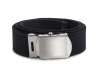Изображение №1 | Ремень Canvas текстильный с металлической пряжкой (черный)