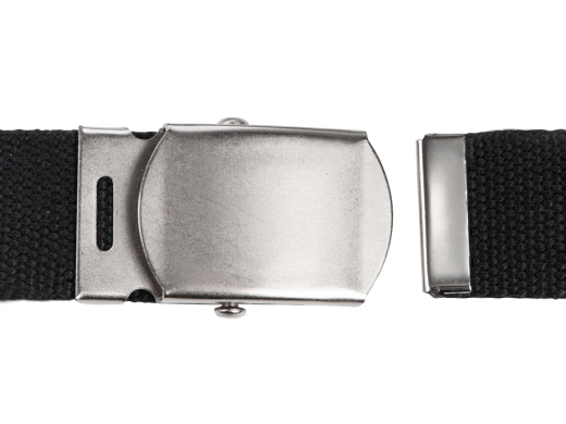 Изображение №3 | Ремень Canvas текстильный с металлической пряжкой (черный)