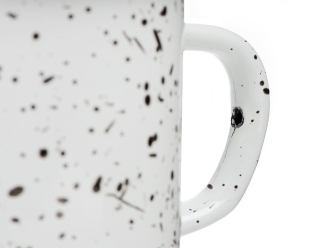 Изображение №6 | Кружка эмалированная в коробке «Retro» (белый, черный)