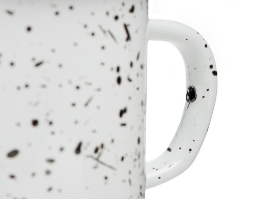 Изображение №6 | Кружка эмалированная в коробке «Retro» (белый, черный)