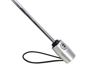 Изображение №9 | Зонт складной «Guard» автомат со светоотражающим кантом (темно-синий)