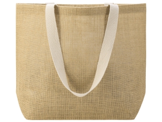 Изображение №7 | Сумка Jute джутовая с широким дном и карманом (натуральный)