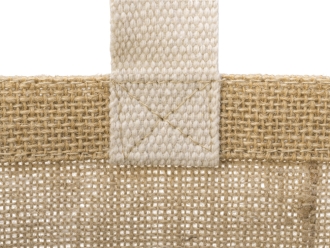 Изображение №10 | Сумка Jute джутовая с широким дном и карманом (натуральный)