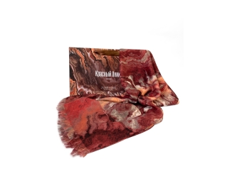 Изображение №5 | Мужской шарф «Красный Оникс» (бордовый)