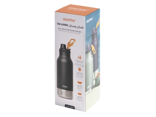 Изображение №19 | Вакуумный термос «Buddy» 3-в-1 со съемными мисками для питомцев, 1000 мл (черный)