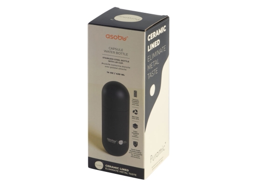 Изображение №7 | Вакуумный термос «ORB» с керамическим покрытием, 420 мл (черный)