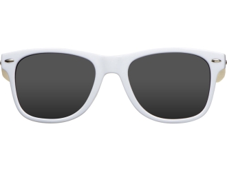 Изображение №2 | Очки солнцезащитные с бамбуковыми дужками «Rockwood» (белый/натуральный)