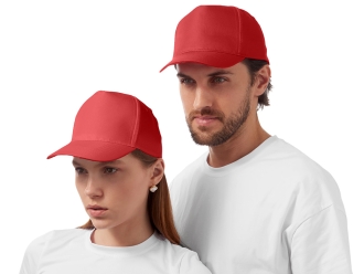 Изображение №1 | Бейсболка «Poly» 56 (красный)