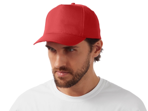 Изображение №2 | Бейсболка «Poly» 56 (красный)