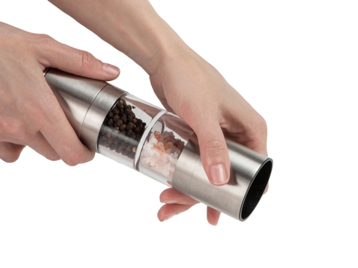 Изображение №1 | Двойная механическая мельница «Twin» (серебристый/прозрачный)