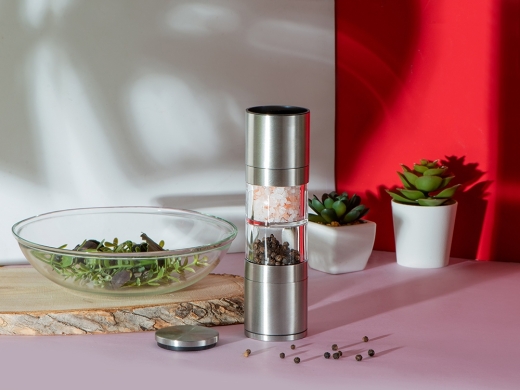 Изображение №8 | Двойная механическая мельница «Twin» (серебристый/прозрачный)