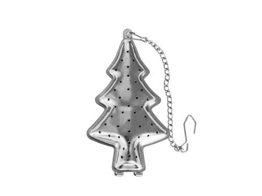 Изображение №4 | Набор «Bergamot»: кружка и ситечко для чая (зеленый прозрачный, серебристый)