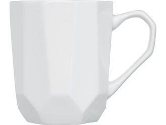 Изображение №3 | Кружка с гранями «Amery» (белый глянцевый)