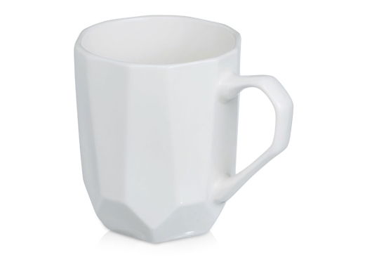 Изображение №1 | Кружка с гранями «Amery» (белый глянцевый)
