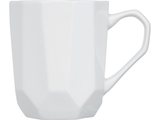 Изображение №3 | Кружка с гранями «Amery» (белый глянцевый)