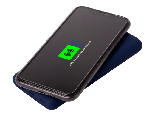 Изображение №3 | Внешний беспроводной аккумулятор c QC/PD «Reload», 10000 mAh (темно-синий)