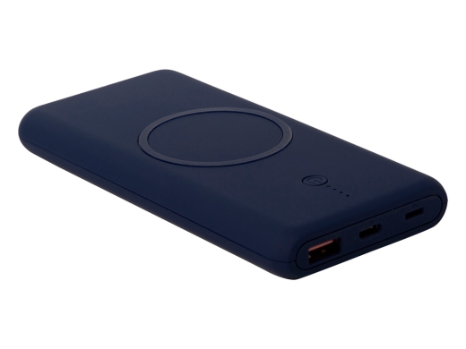 Изображение №4 | Внешний беспроводной аккумулятор c QC/PD «Reload», 10000 mAh (темно-синий)